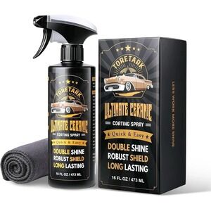 Carceracot Ceramic Coating for‎ Cars (16 oz.), Unmatched Shine Nano Car Wax...